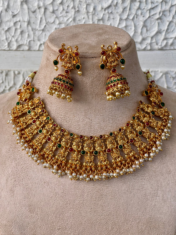 Multi stone Goddess chocker
