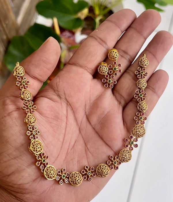 Premium Quality Ruby Flower statement