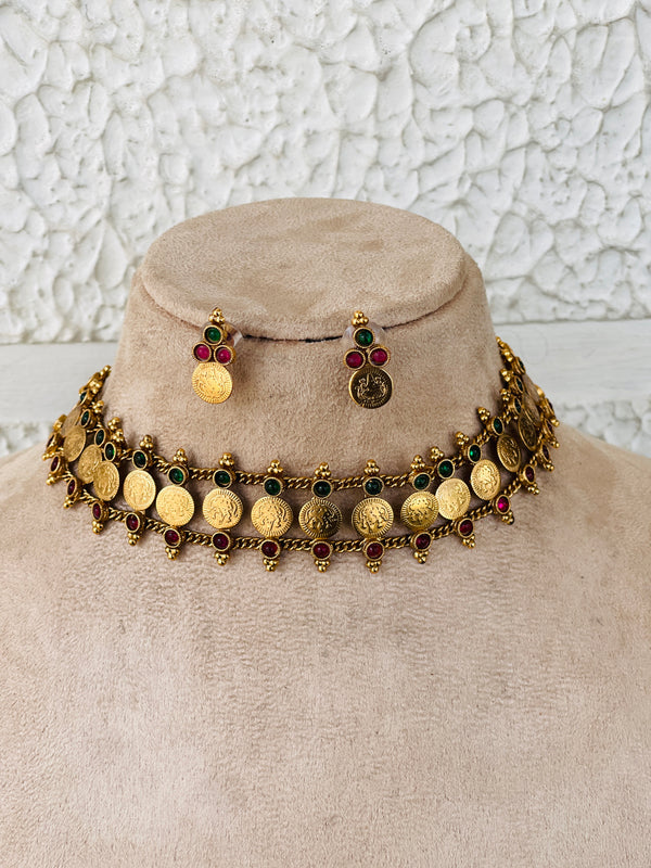 Multi Color Coin Chocker