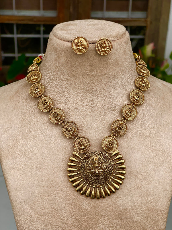 Sun Design Goddess Necklace