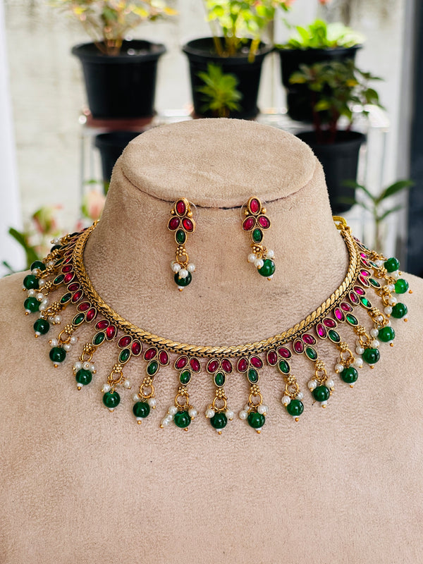 Multi Stone Kemp Rain Chocker