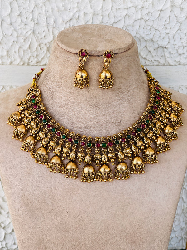 Premium Jhumka Necklace