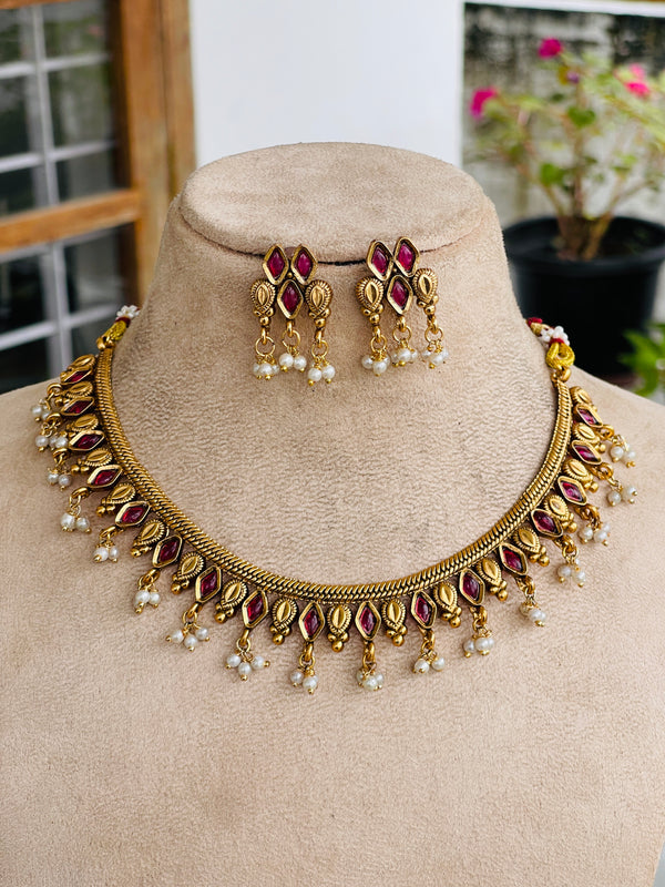 Ruby Rice and Pearl Design