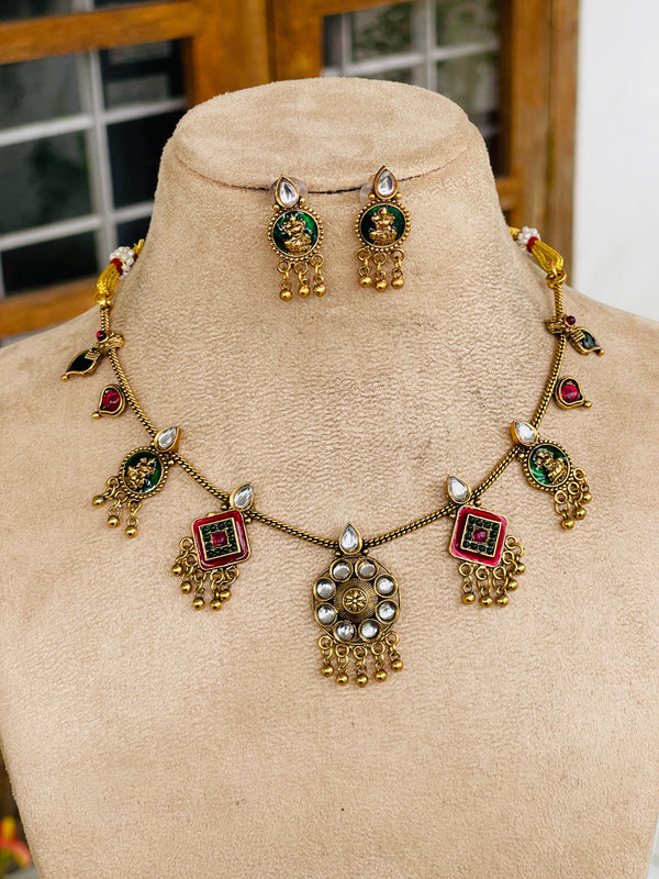 Arya badai Coin necklace
