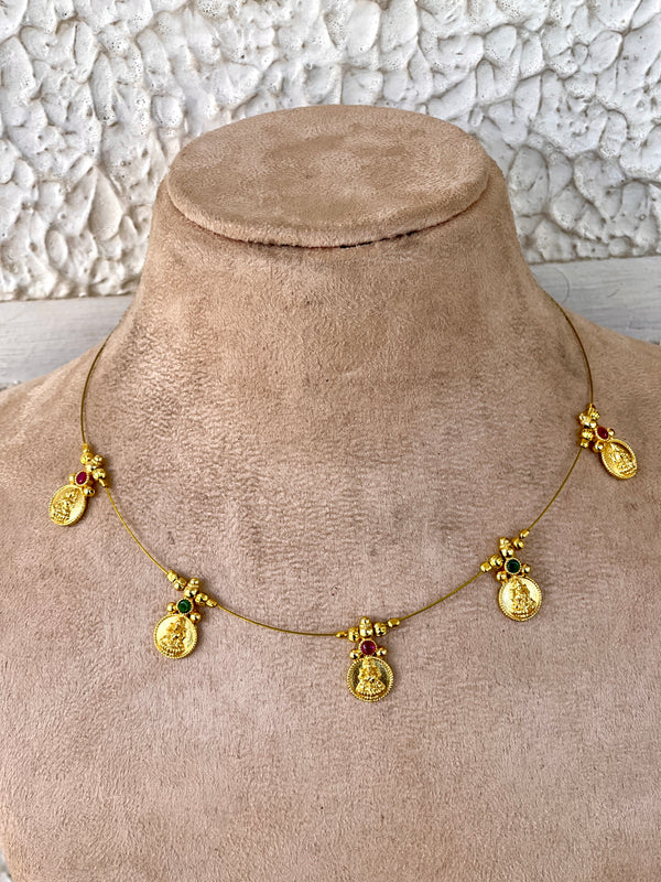 Invisible Coin and Goddess Necklace