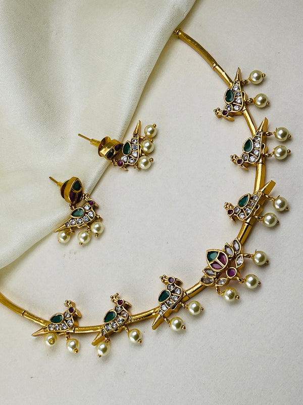 Premium Parrot Design Statement Necklace