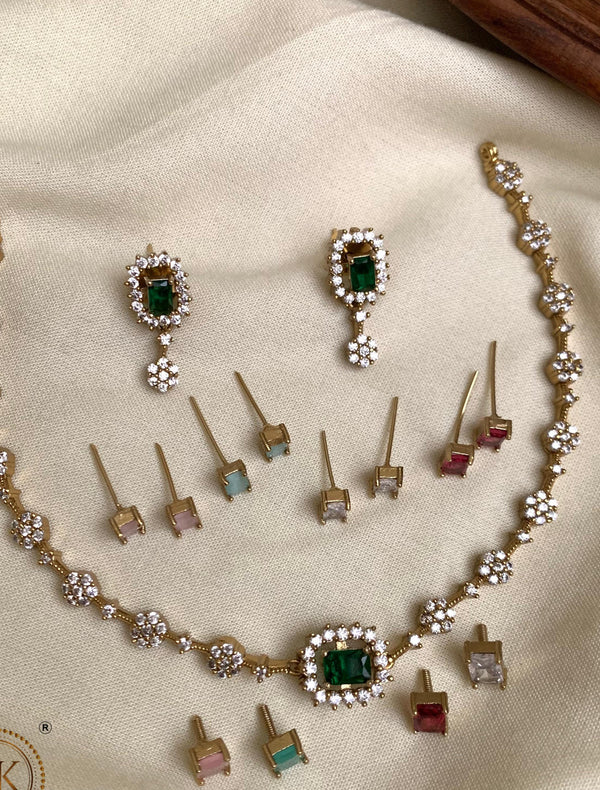 Premium AD Stone Flower (Multiple Stone Replacable)