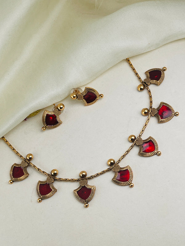 Ruby Enamel Palakka