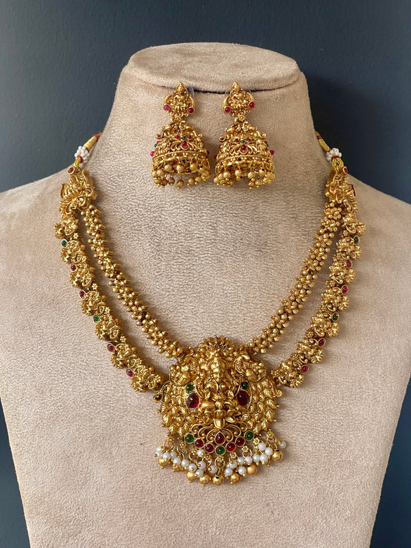 Goddess double layer necklace