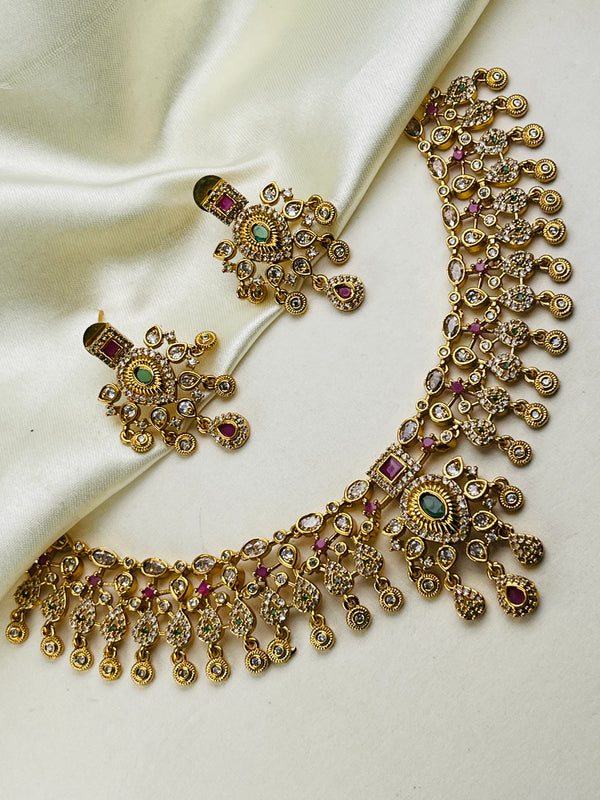 Premium Quality AD Diamond Necklace