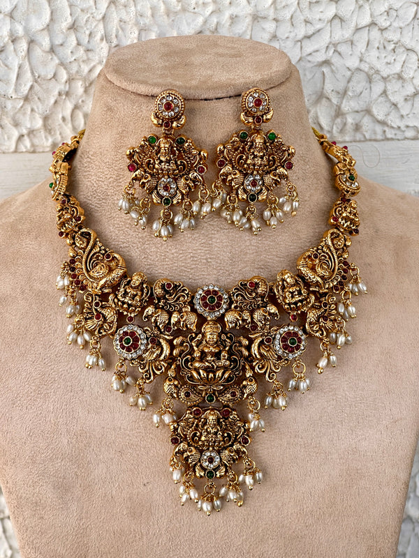 Goddess Ruby and Diamond Haaram