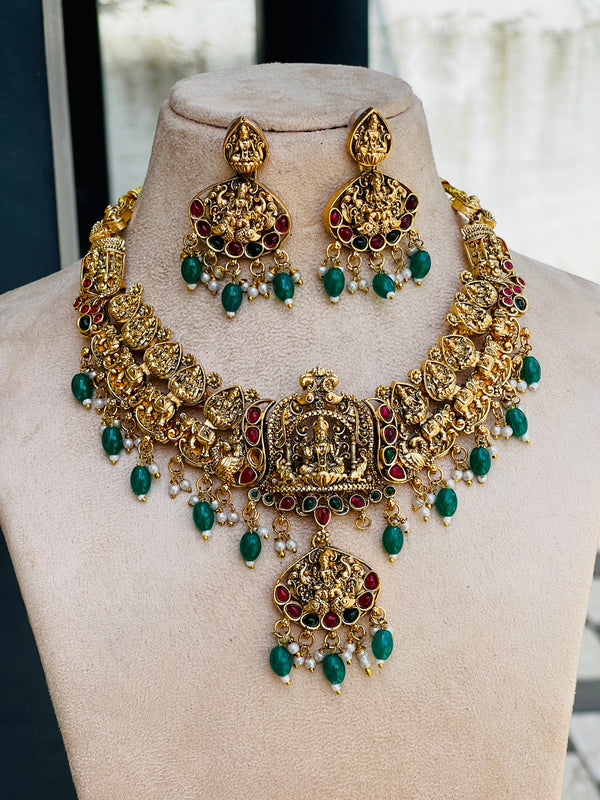 Multi Stone Goddess Necklace