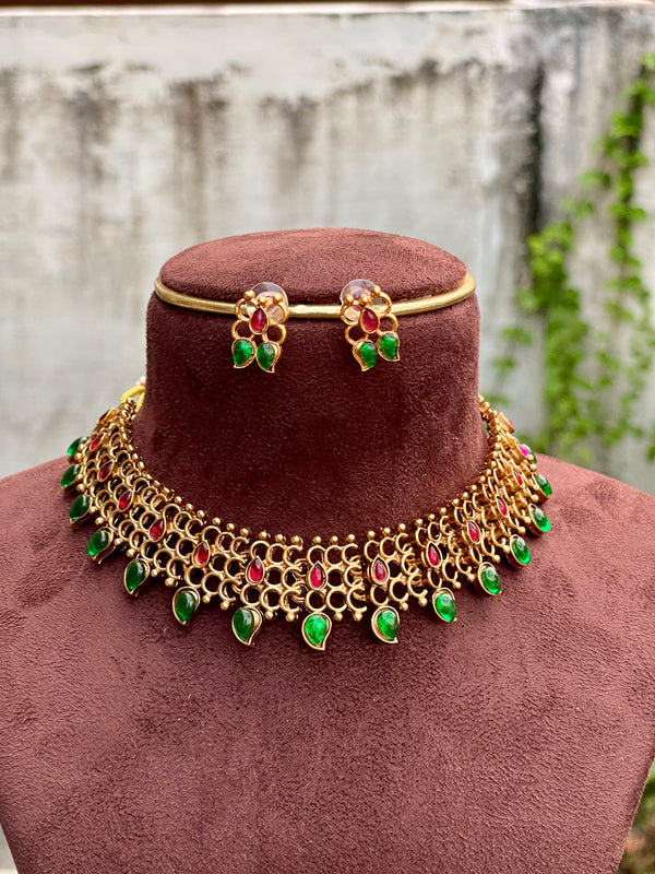 Muti-stone Statement Necklace