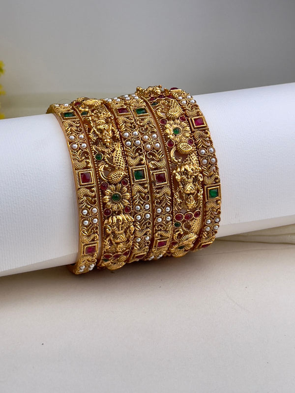 Antique Gold Bridal Bangle Size 2.6 .