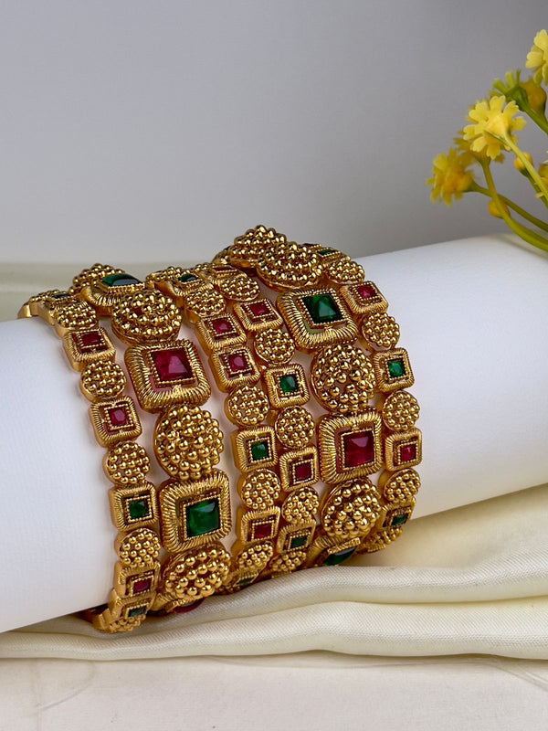 Antique Gold Bridal Bangle Size 2.6
