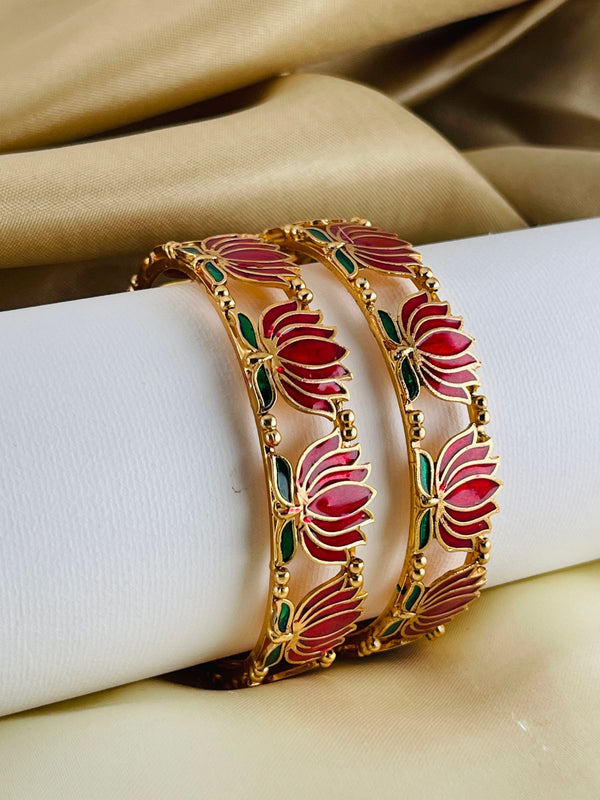 Premium Quality Lotus Bangle SIZE 2.6