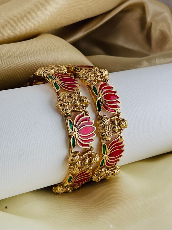 Premium Quality Idol Lotus Bangle SIZE 2.6