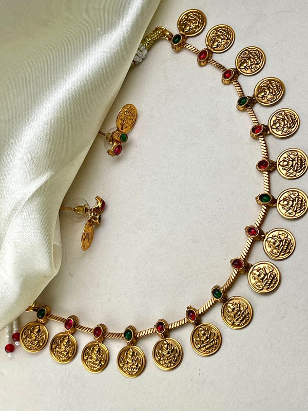 Coin Goddess Necklace