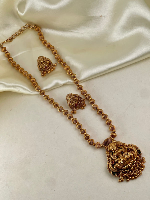 Long Goddess Pendant Necklace