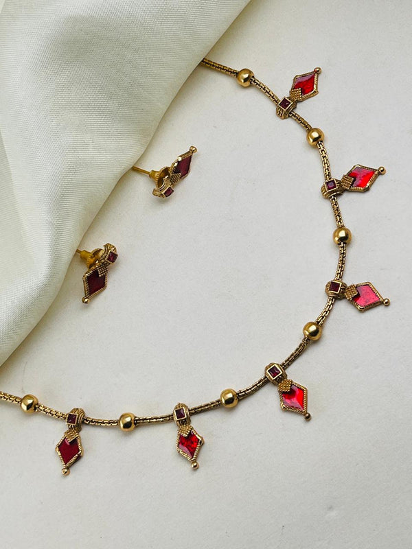 Ruby Palakka Necklace