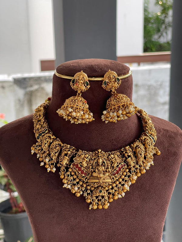 Heavy Bridal Goddess Necklace