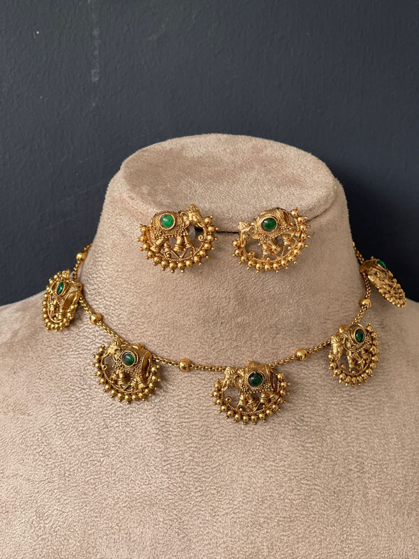Emerald Elephant Chocker