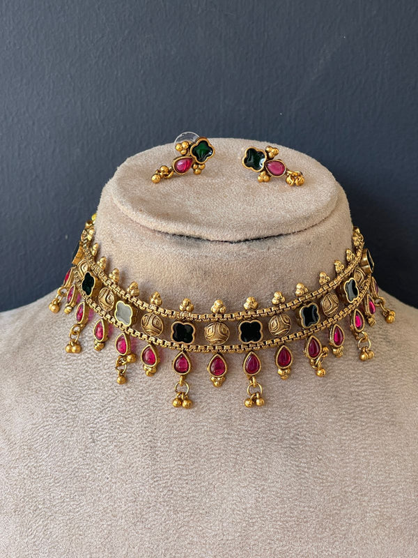 Emerald And Ruby Chocker
