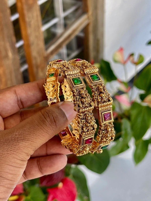 Multi Stone Goddess Bangle(SIZE 2.6)