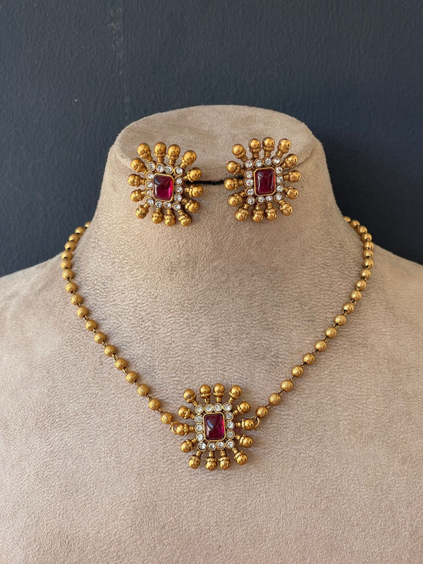 Ruby Gold Single Layer Chocker