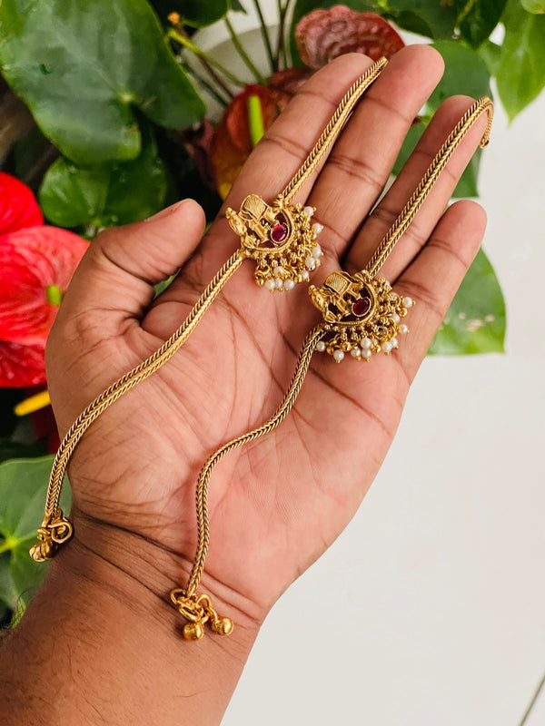 Ruby Stone Elephant Padasaram