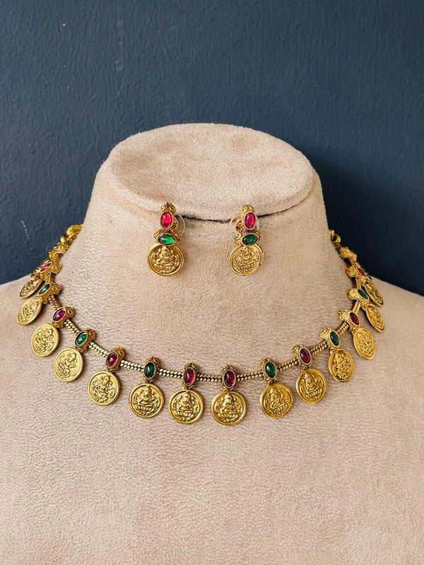 Coin Goddess Necklace