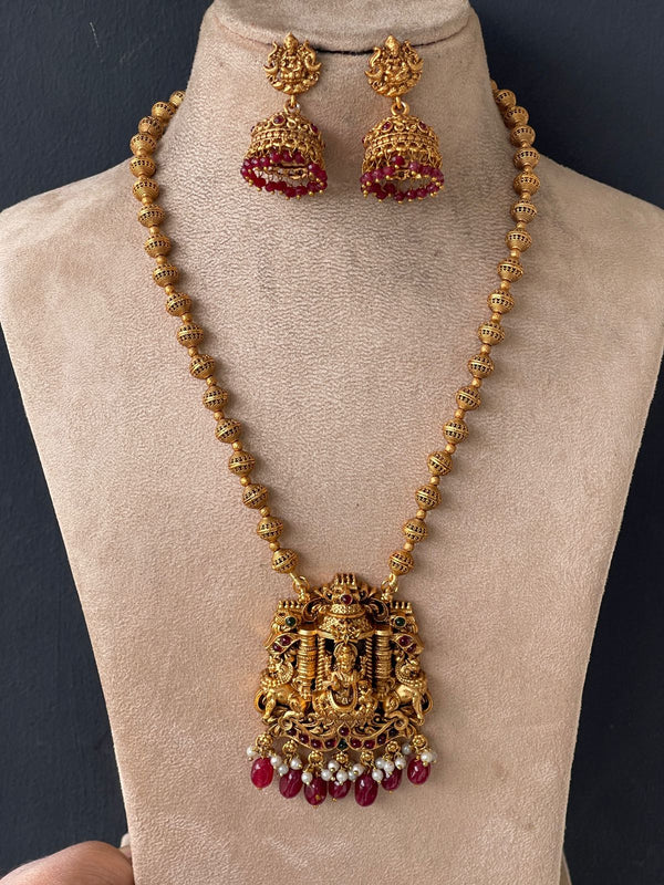Ruby Goddess Gold Haaram