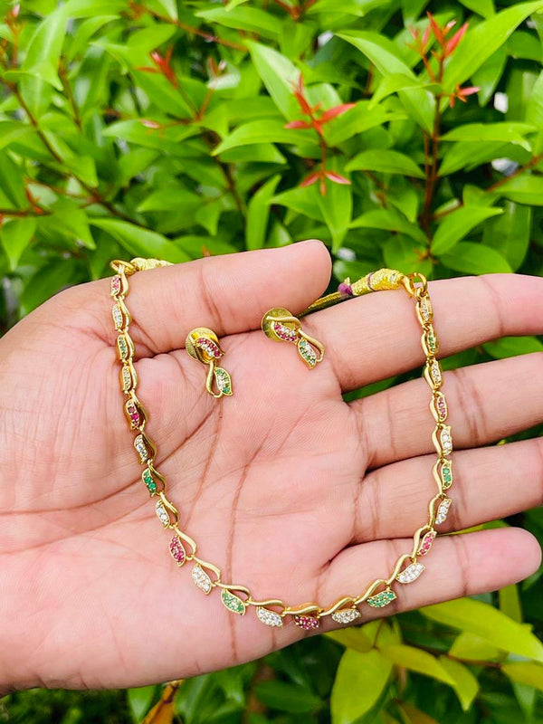 Multi Stone Statement Necklace