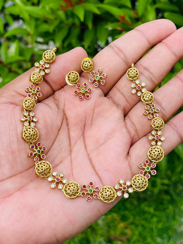 Premium Quality Multi Stone Flower Statement