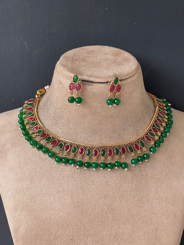 Multi Color Kemp Necklace