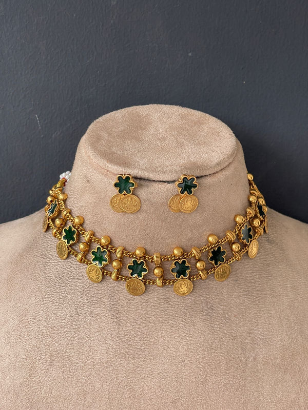 Emerald Flower Coin Palakka