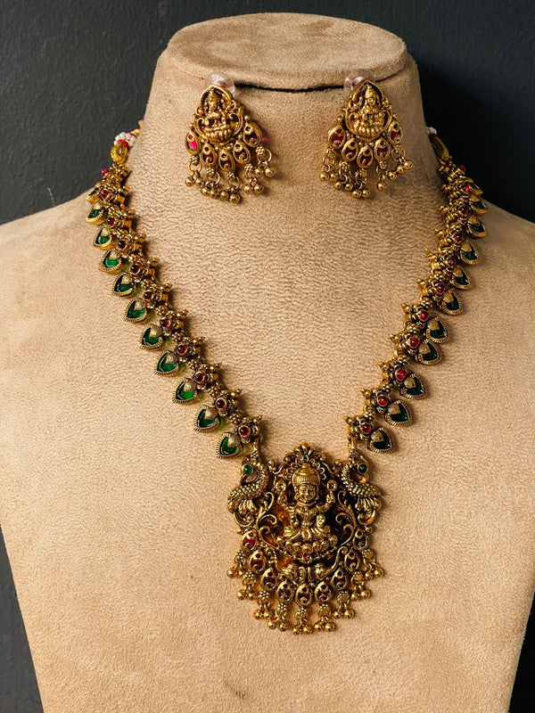 Goddess Multi  Palakka Necklace