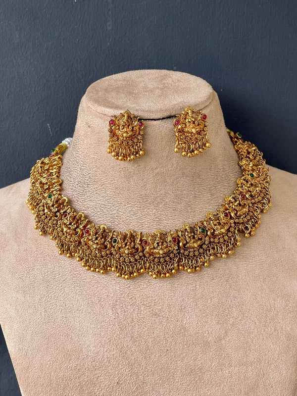 Ahana Inspired Antique Goddess Necklace