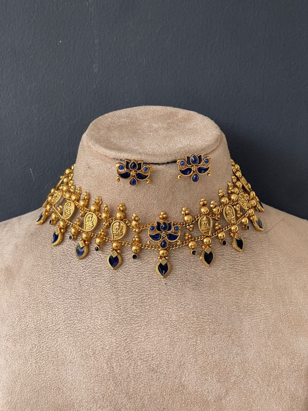 Blue  Maanga Palakka Chocker