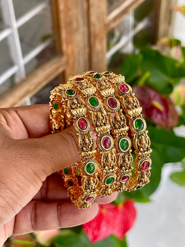 Multi Stone Goddess Bangle (Size 2.6)